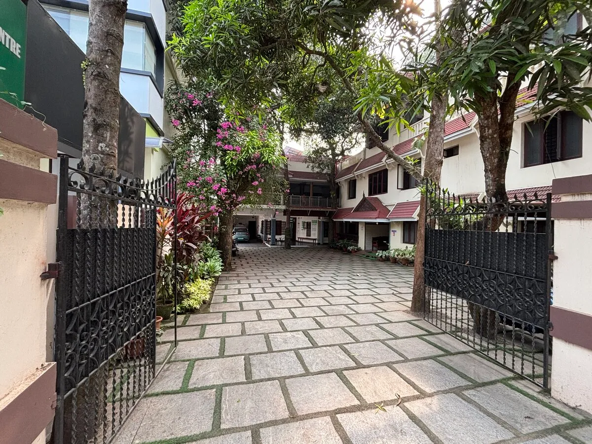 gate at Agasthya Ayurvedic Medical Centre